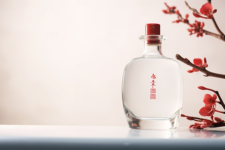 美酒畅饮酒器摄影图
