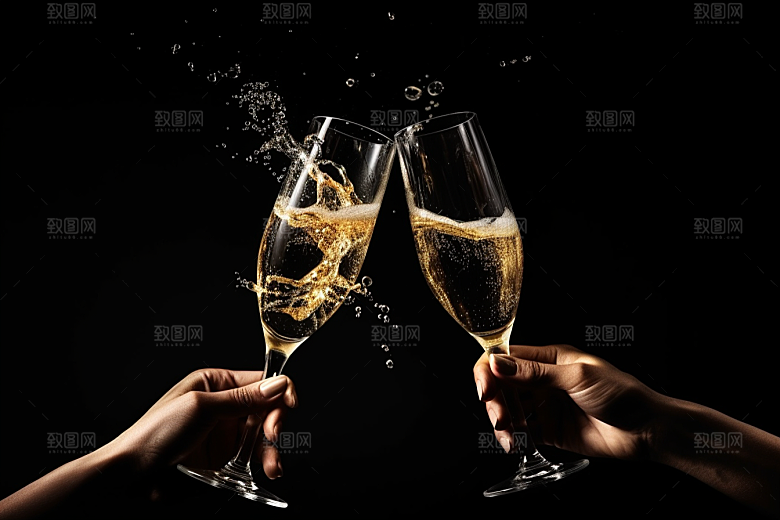 美酒高清酒器摄影图