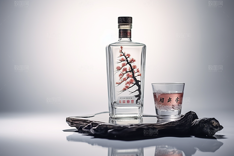 美酒品酒精致摄影图