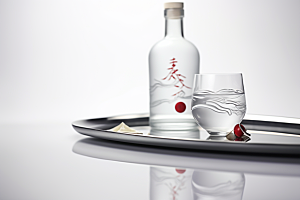 美酒酒杯高清摄影图