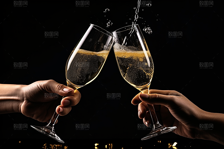 美酒酒器酒具摄影图