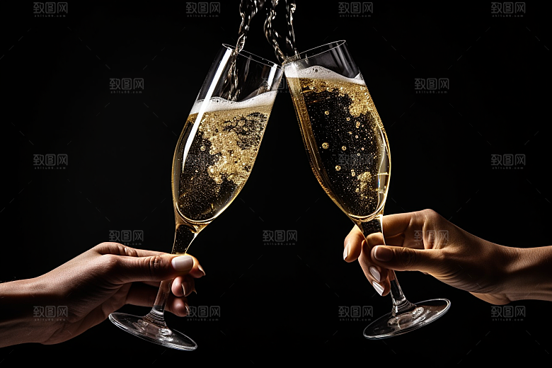 美酒酒器酒具摄影图