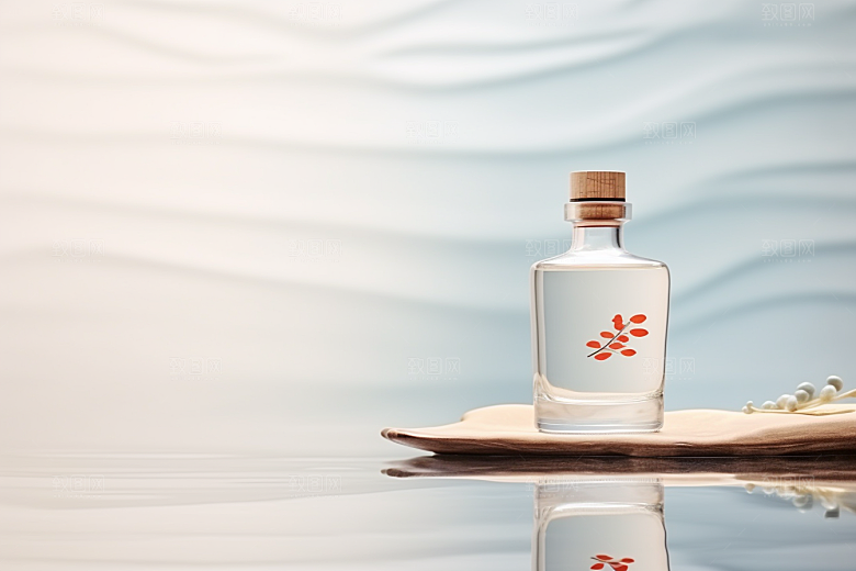 美酒品酒酒具摄影图