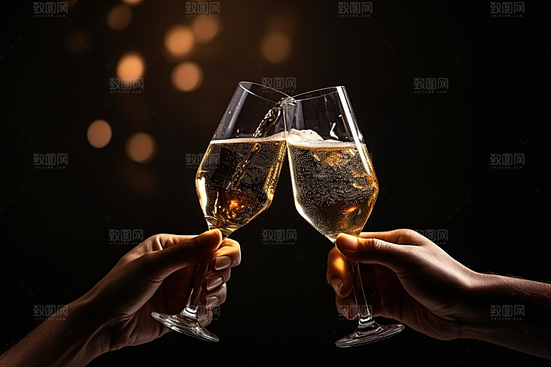 美酒高清酒具摄影图