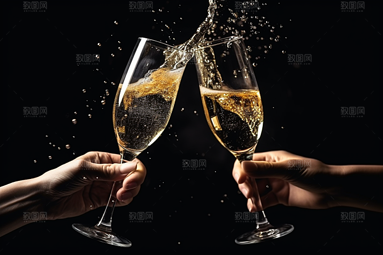美酒酒具酒器摄影图