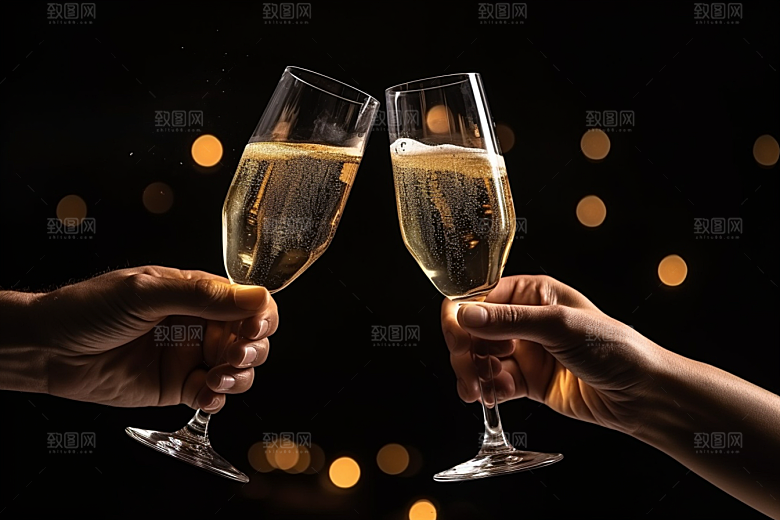 美酒酒器酒具摄影图