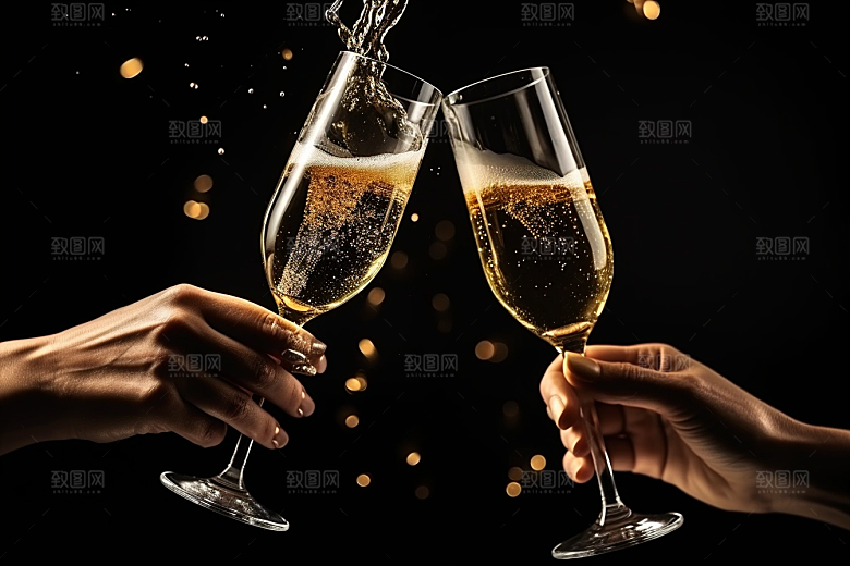 美酒酒瓶酒器摄影图