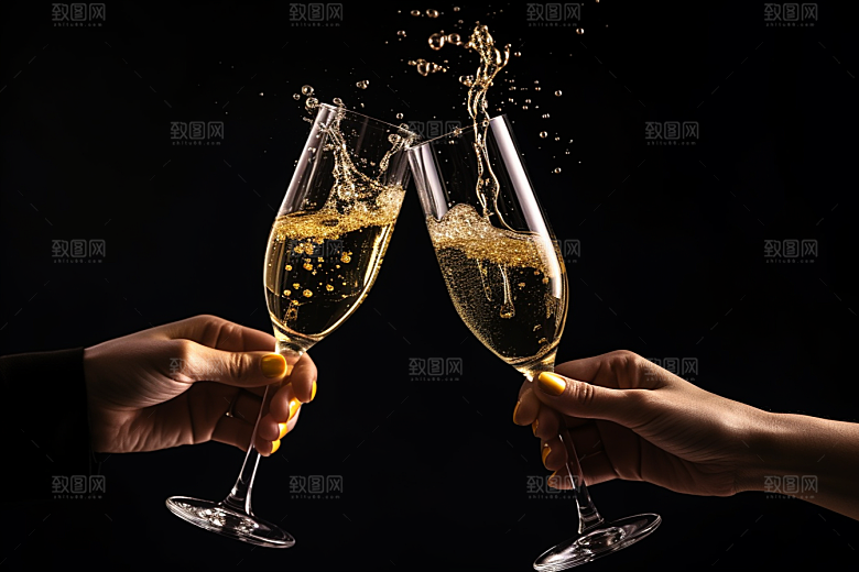 美酒高清酒器摄影图