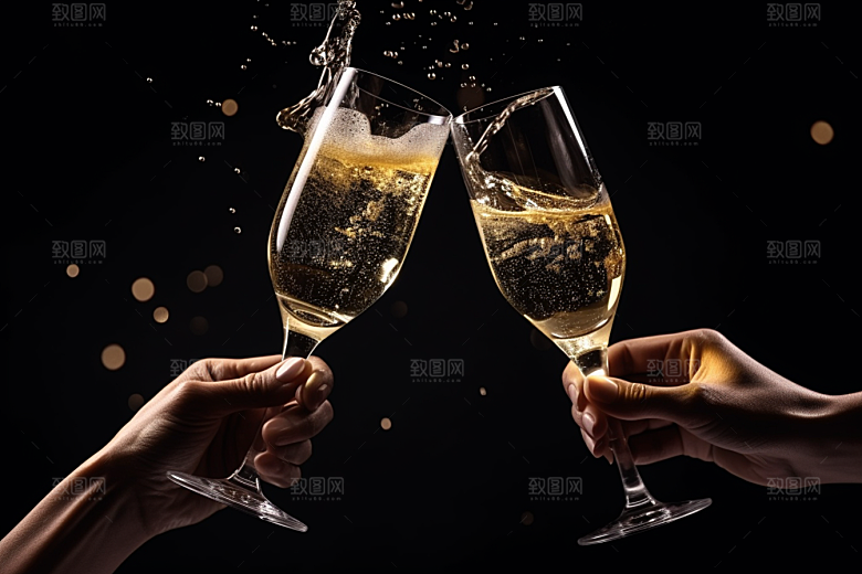 美酒饮品品酒摄影图