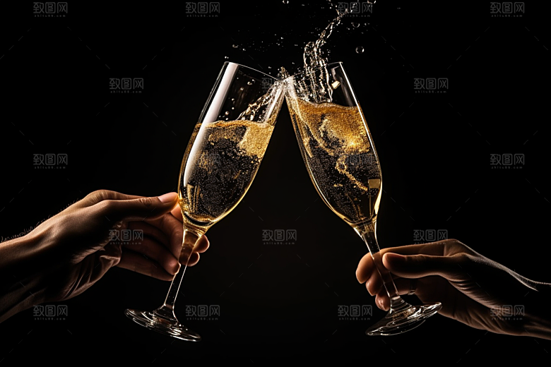 美酒酒器高清摄影图