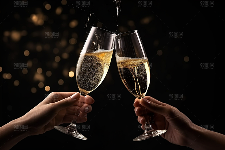 美酒酒器高清摄影图