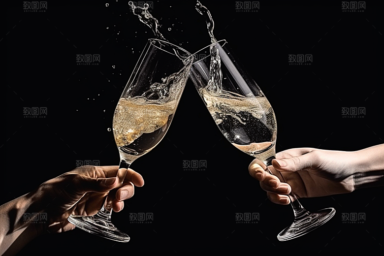 美酒品酒酒瓶摄影图
