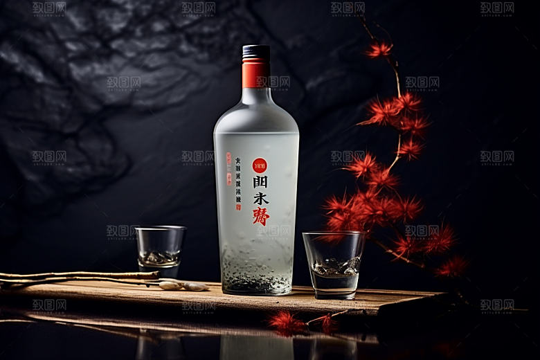 美酒饮品畅饮摄影图