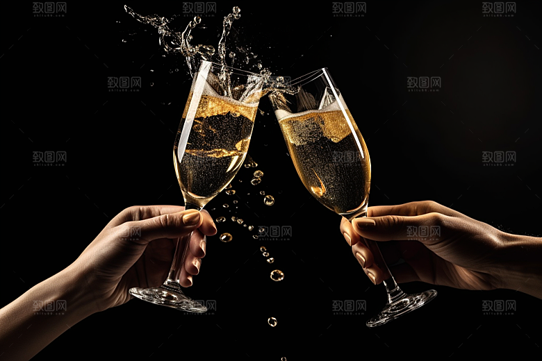 美酒酒具酒器摄影图