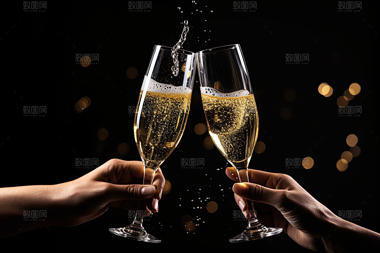 美酒高清酒瓶摄影图