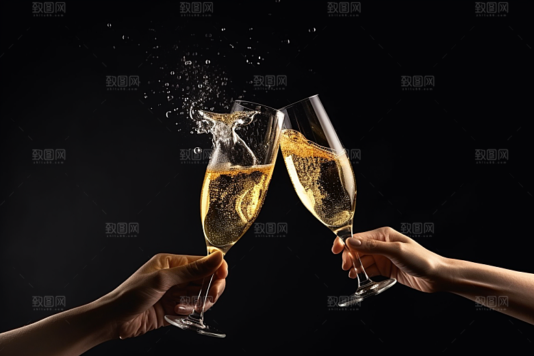 美酒饮品酒具摄影图