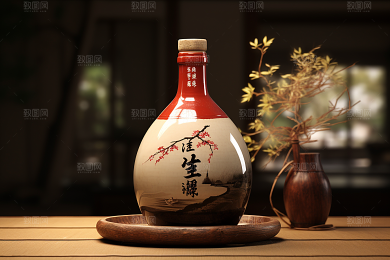 美酒高清酒具摄影图
