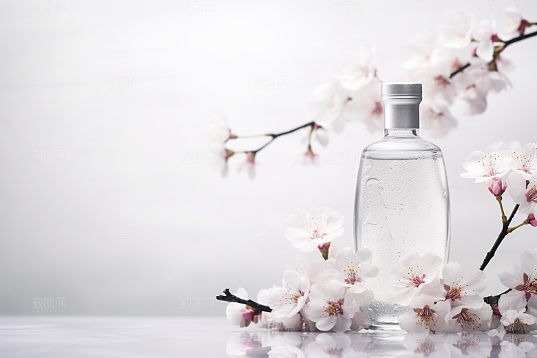 美酒精致饮品摄影图
