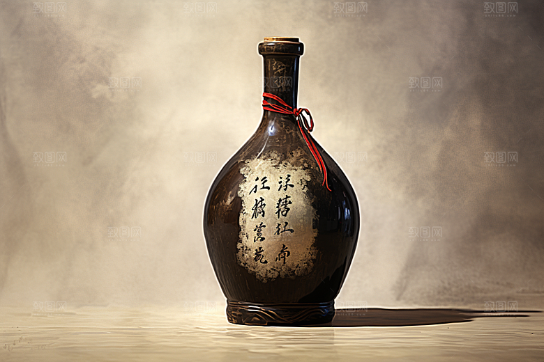 美酒品酒畅饮摄影图