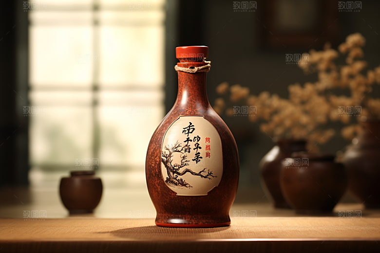 美酒高清畅饮摄影图