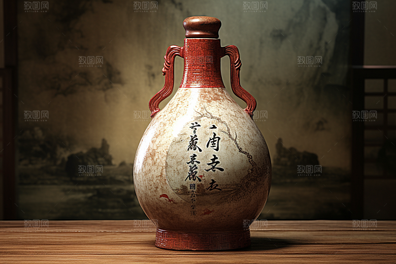 美酒品酒畅饮摄影图