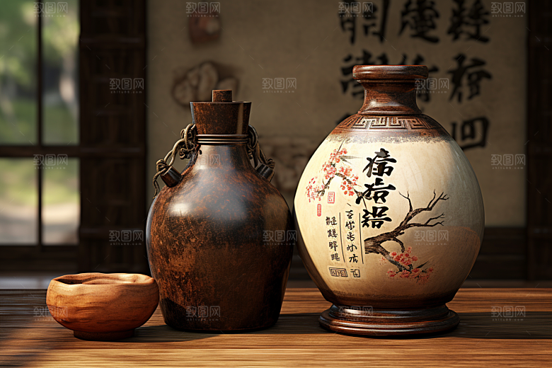 美酒饮品精致摄影图