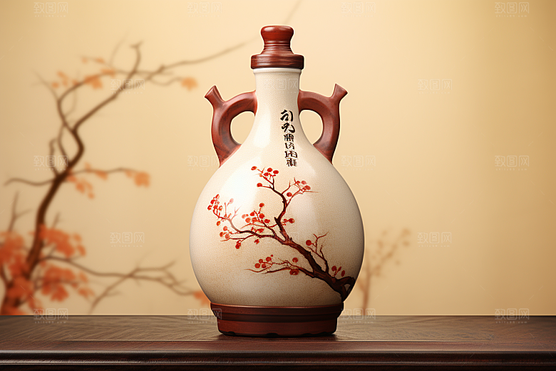 美酒畅饮高清摄影图