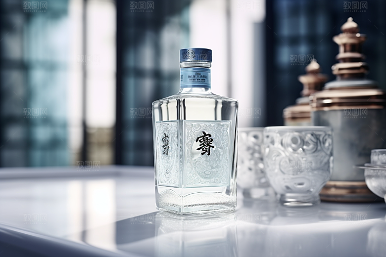 美酒酒具畅饮摄影图