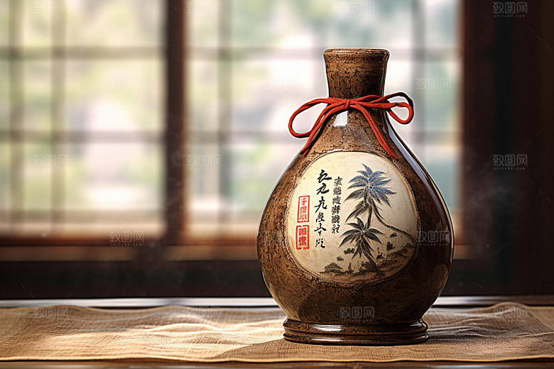 美酒品酒高清摄影图