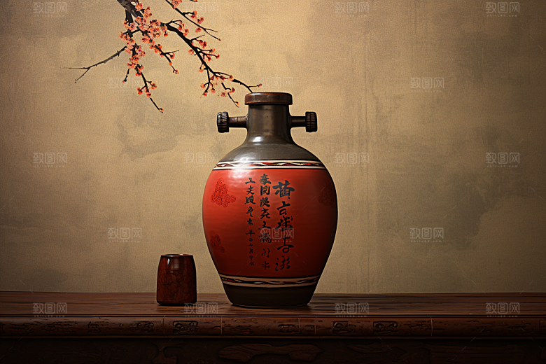 美酒品酒酒杯摄影图