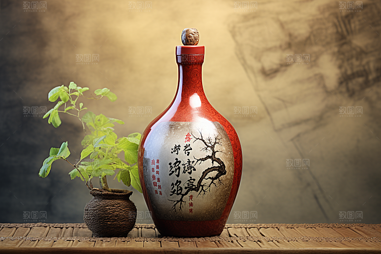 美酒饮品酒杯摄影图