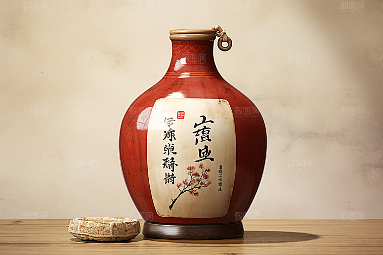 美酒酒具品酒摄影图