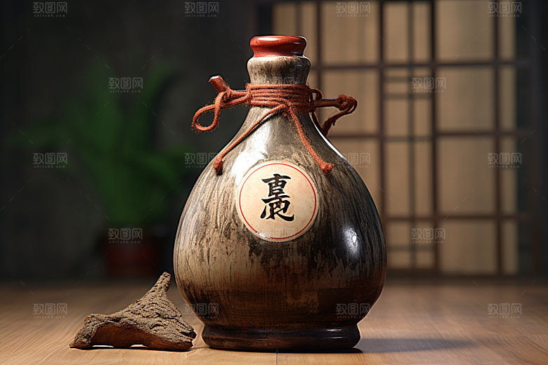 美酒酒具品酒摄影图