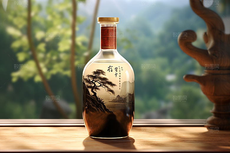 美酒品酒高清摄影图