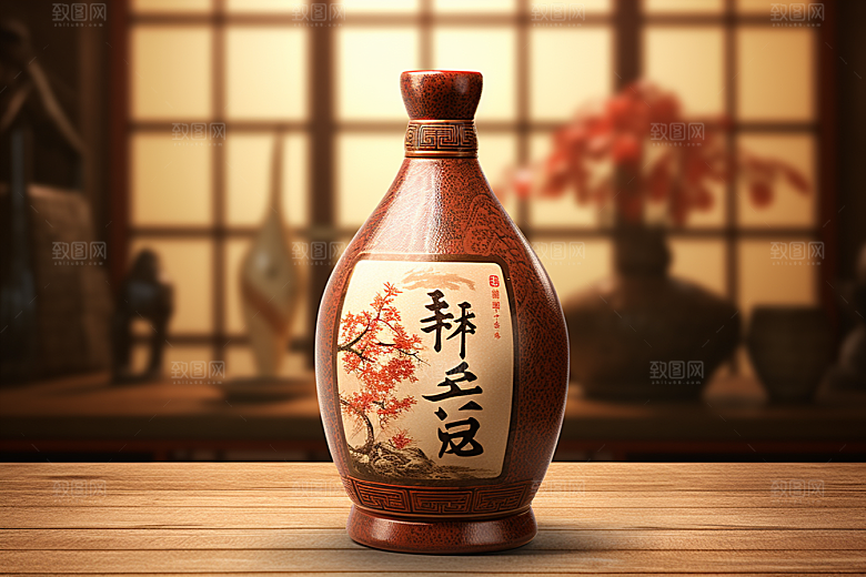 美酒品酒饮品摄影图