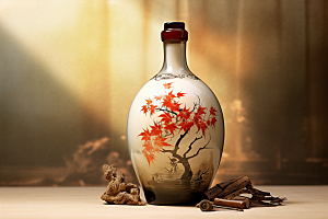 美酒酒具酒器摄影图
