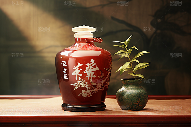 美酒畅饮高清摄影图