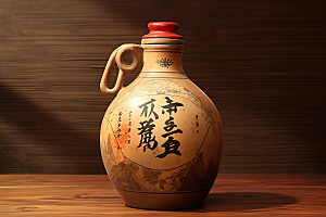 美酒酒器品酒摄影图
