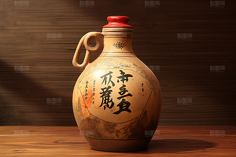 美酒酒器品酒摄影图