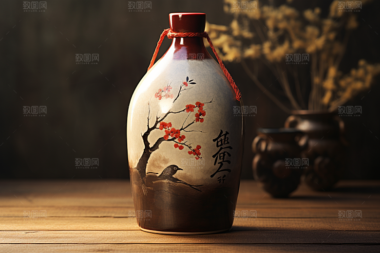 美酒饮品精致摄影图