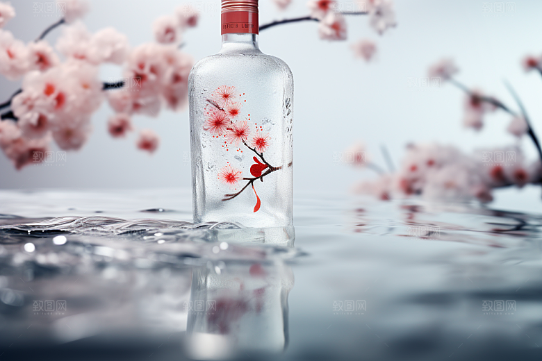 美酒精致品酒摄影图