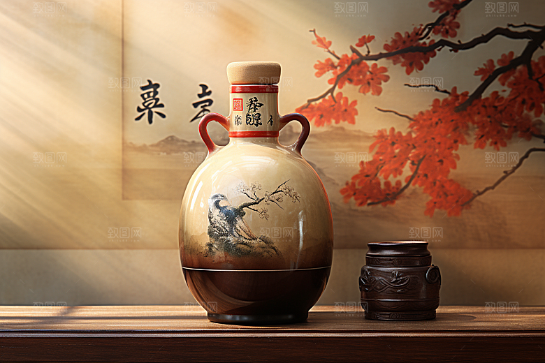 美酒高清畅饮摄影图