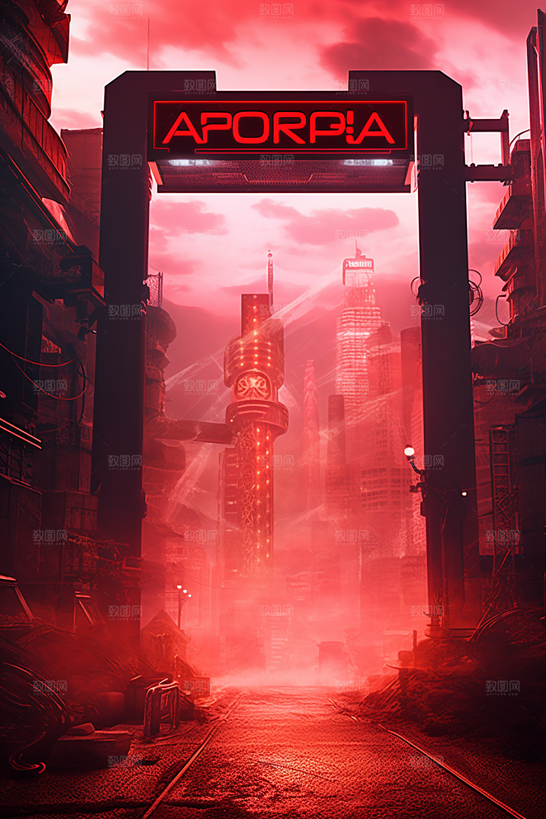 机械大门时尚喜庆素材