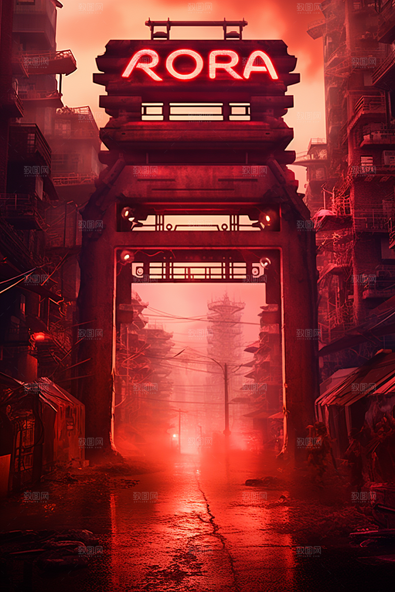 机械大门开门红时尚素材