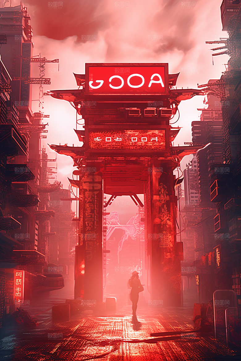 机械大门高清立体素材