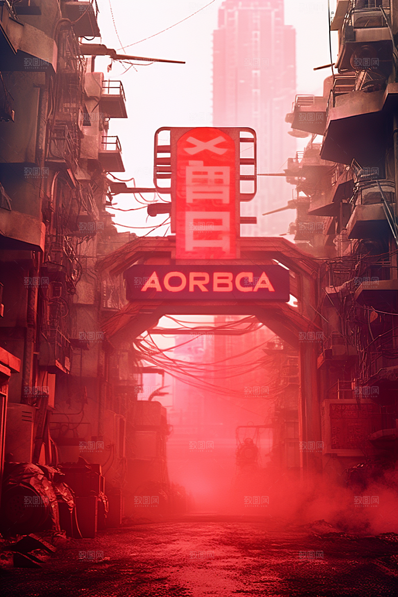 机械大门光感高清素材