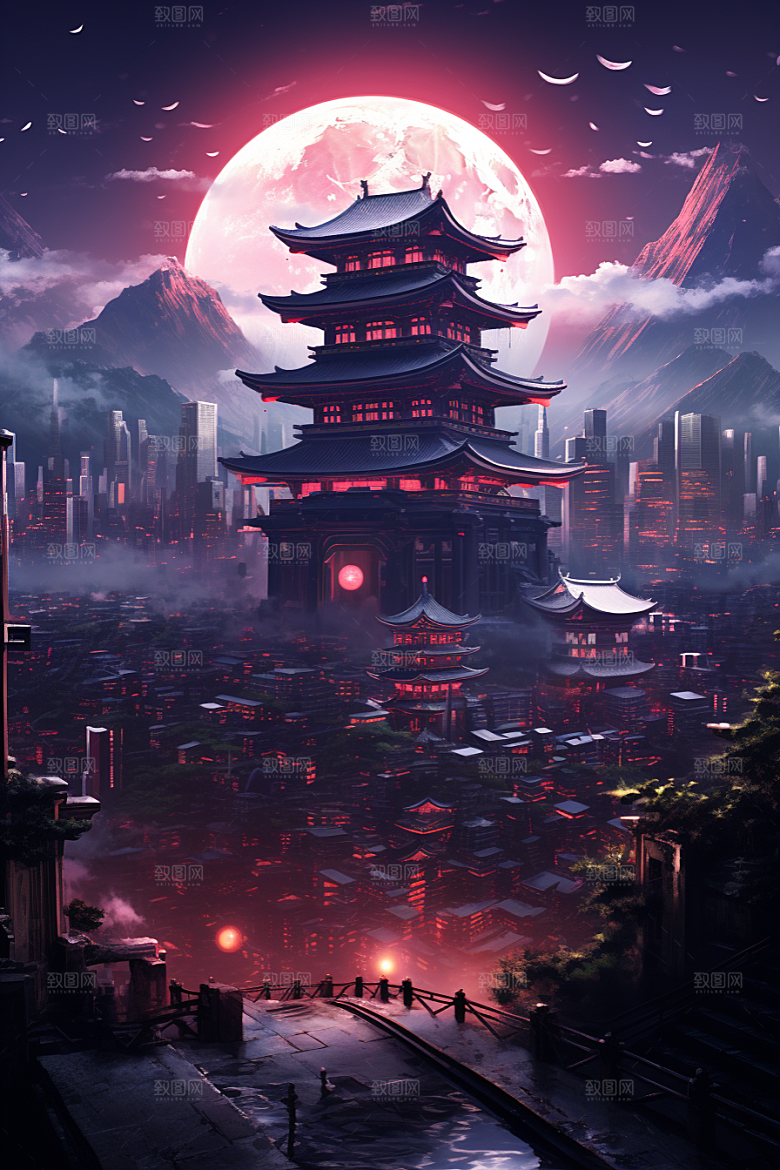 机械大门开业大吉时尚素材