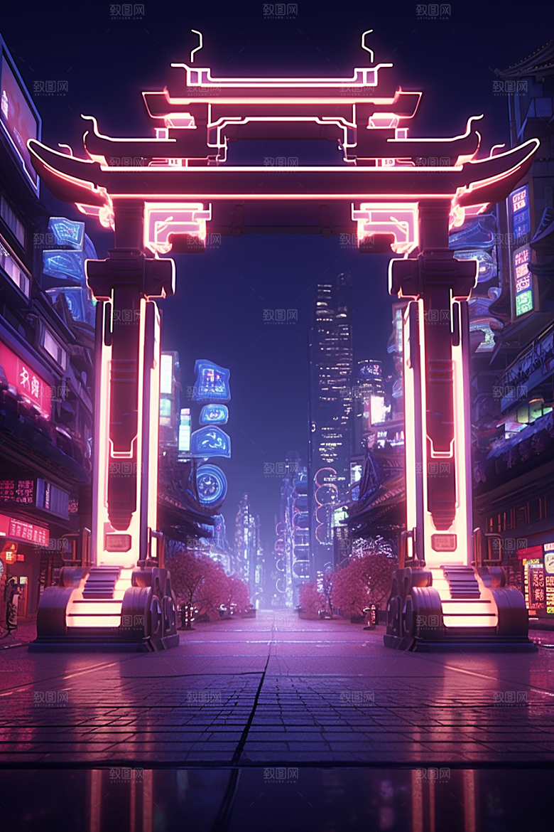 机械大门高清开业大吉素材