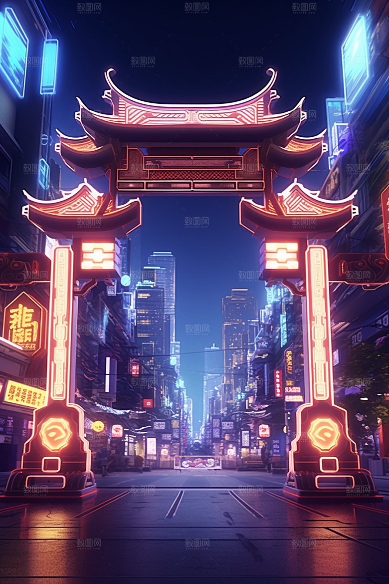 机械大门3D时尚素材