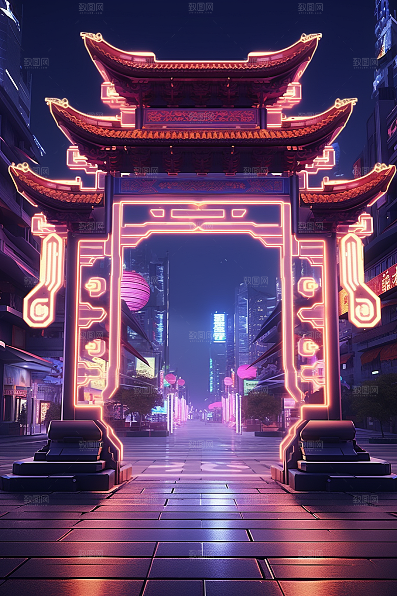 机械大门高清3D素材